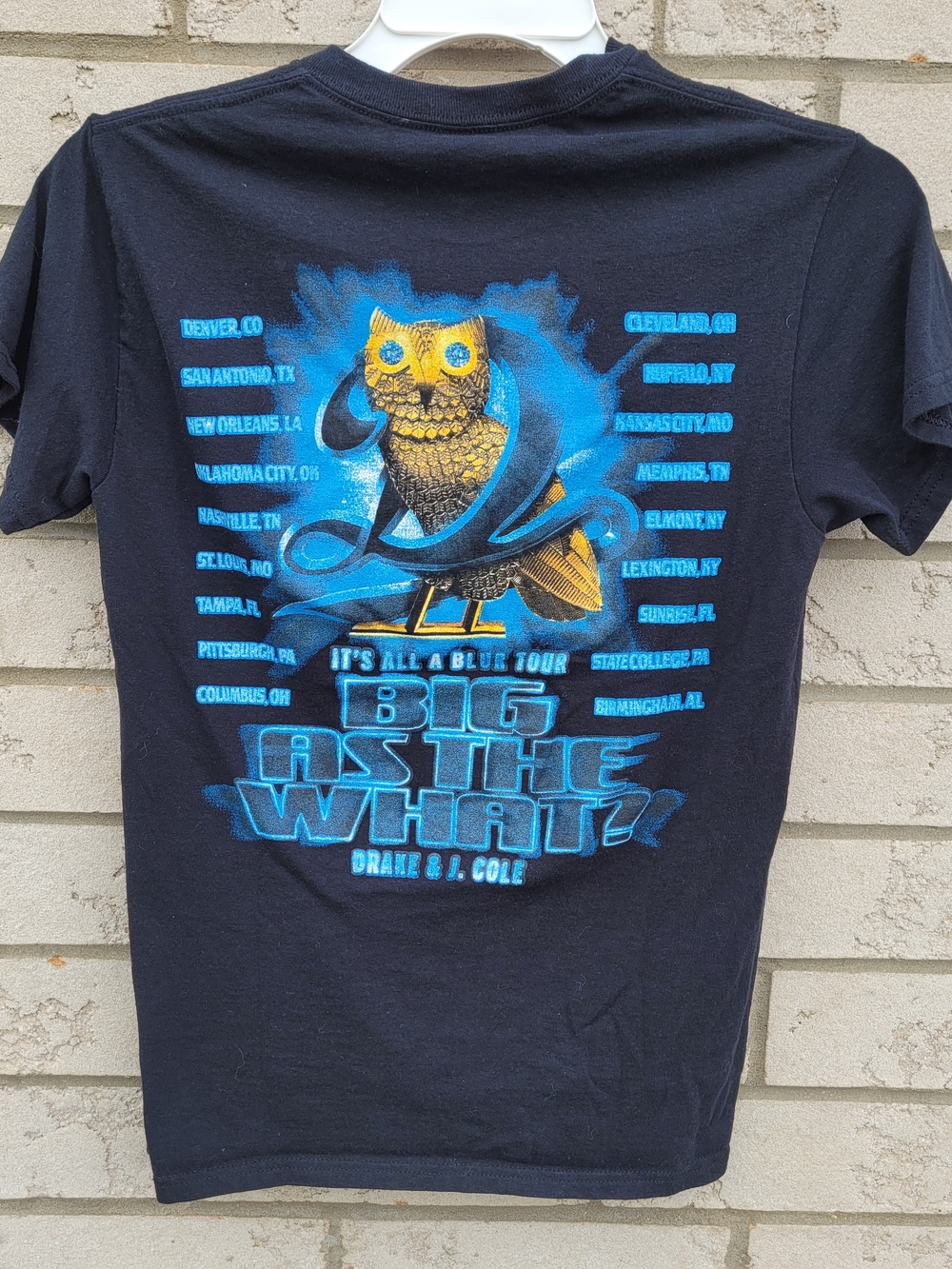Drake & J. Cole It's All A Blur Tour 2024 Big As The What Gildan Tee Small - Picture 4 of 6